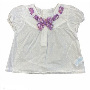 The Children’s Place Girls Swiss Dot White Blouse